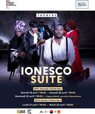 Cover picture of Ionesco Suite Arrive Au Cameroun