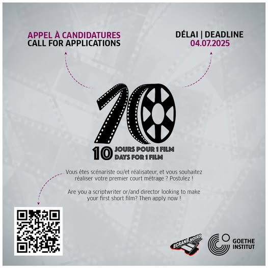 photo de couverture de Appel à Candidatures du Concours 10 Jours Pour 1 Film Lancé