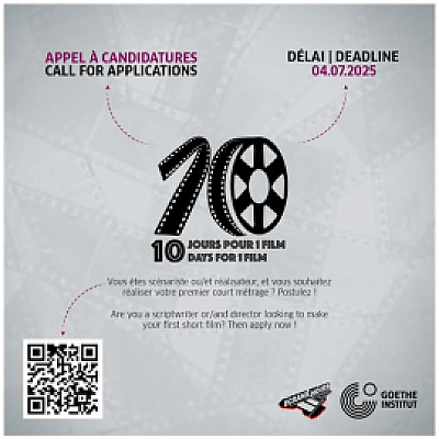 Appel à Candidatures du Concours 10 Jours Pour 1 Film Lancé