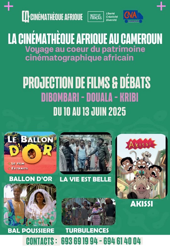 photo de couverture de La Cinémathèque Afrique en Tournée au Cameroun du 10 au 13 Juin 2025
