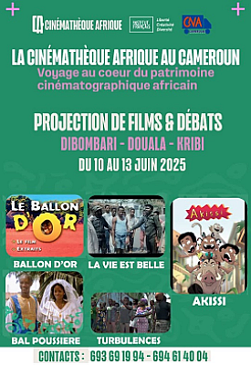 La Cinémathèque Afrique en Tournée au Cameroun du 10 au 13 Juin 2025