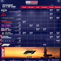 Découvrez la liste des films à l’affiche et le programme hebdomadaire des projections dans la salle de <b>CanalOlympia Mandji’Ozangué</b>