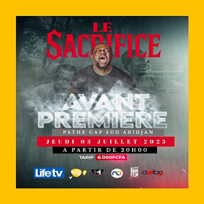 Cover picture of « Le Sacrifice » de Charles Landry Agbadou En Avant-Première  